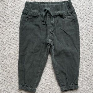 Green Corduroy Pants Joggers Carter’s boys Christmas holiday 18 months